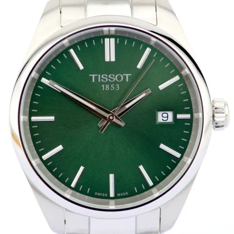 Tissot/PR100 - Green Dial - Lady's Steel Wristwatch