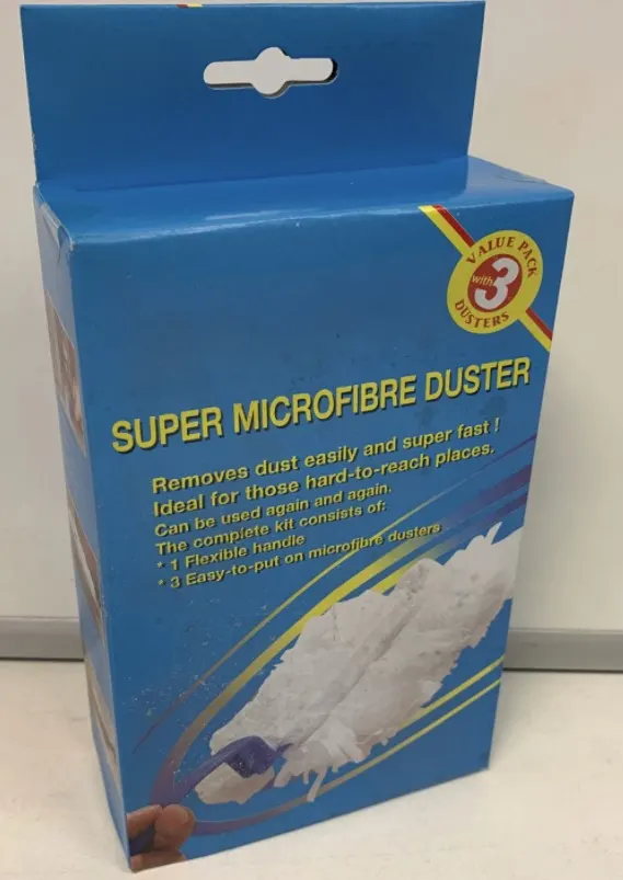 12 x Super Microfibre Duster with 3 Dusters RRP 4.99 ea
