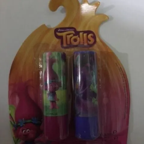 20 x Trolls Lip Balms Set Of 2 Girls Cosmetics