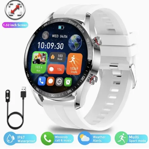 Outdoor Sports Smartwatch – Bluetooth Calling, Fitness Tracker & Multi-Sport Smart Watch
