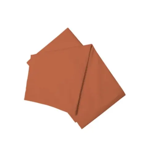 Easy Care Flat Sheet Rust Double