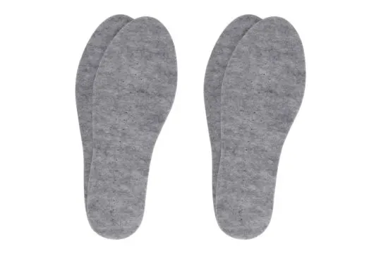 24 X RRP £8.32 ea. Brand New Overstock - 2 Pairs Thick Felt Insoles Lb35c