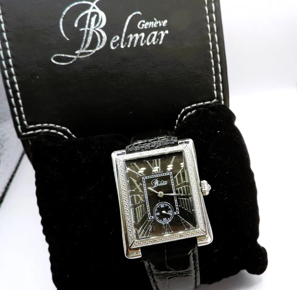 Belmar Geneve Quartz Watch Original Box New Battery Working