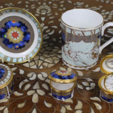 Collection of Royal Worcester Millennium Pieces