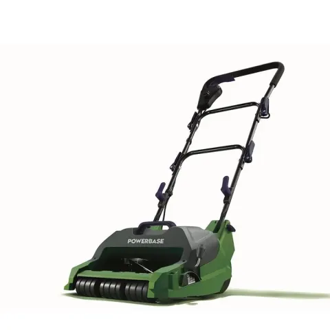 (40/Mez/P5) Lot RRP £198. 2x Powerbase Items. 1x 32cm 400W Electric Cylinder Lawn Mower RRP £99. 1x