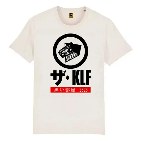 The KLF Official Exploitation Bootleg T-shirt, White With Black, Grey, Red, By Black Room 2323, 2026