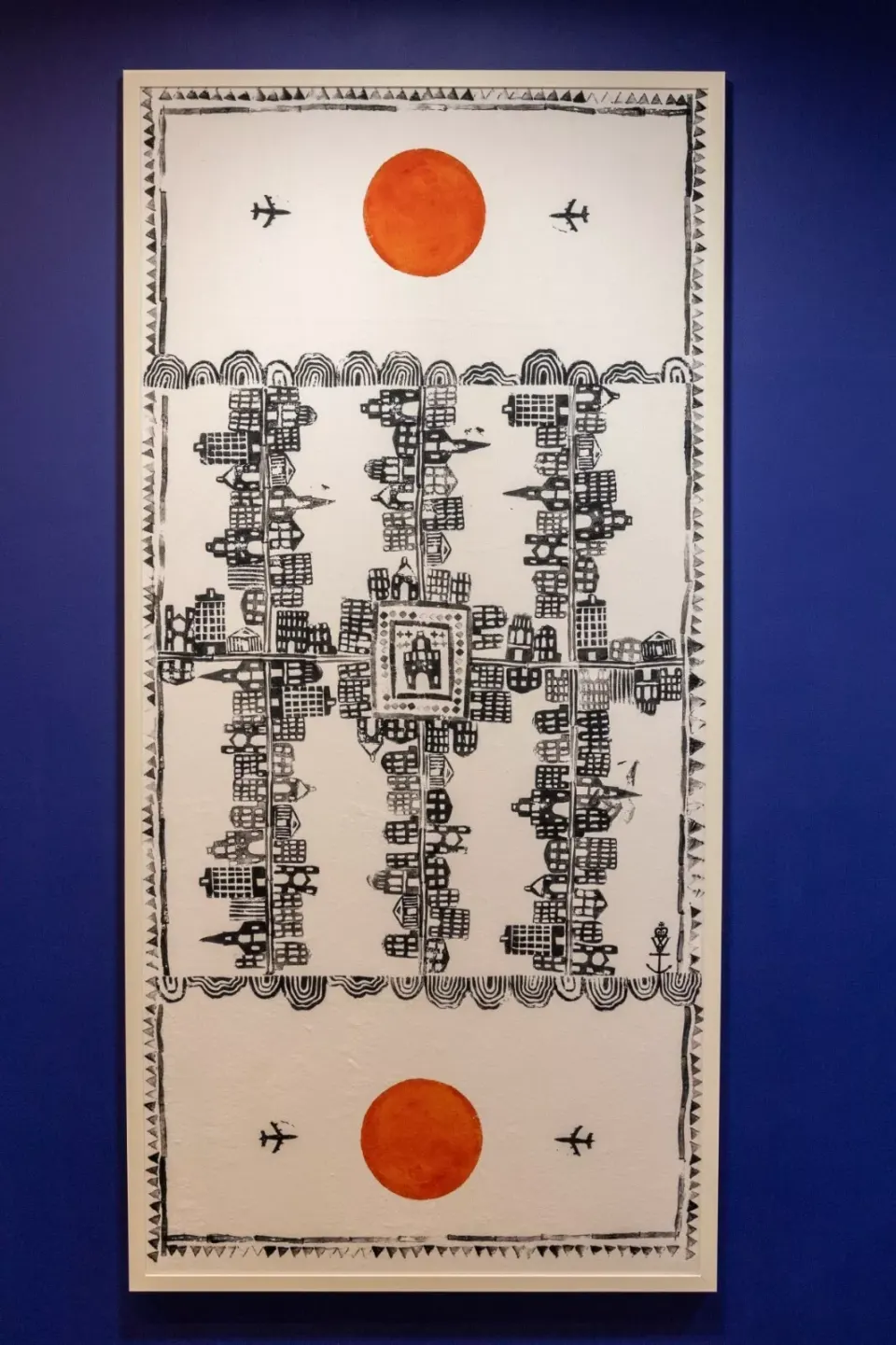 Grayson Perry RA Cityscape On Cotton Towelling