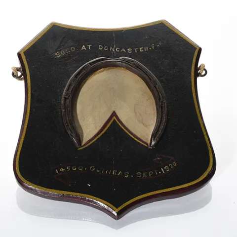 Blue Ensign Plate. From the Lester Piggott collection.
