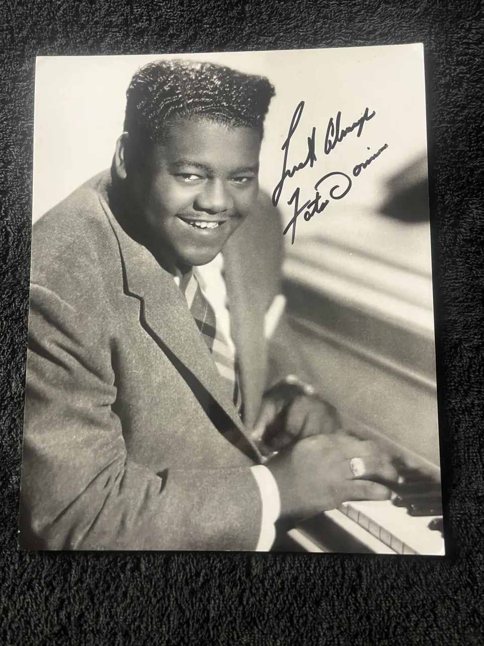 Fats Domino Signed