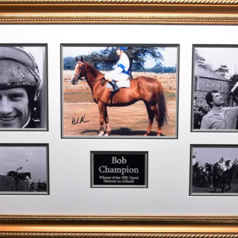 BOB CHAMPION original signature presentation.