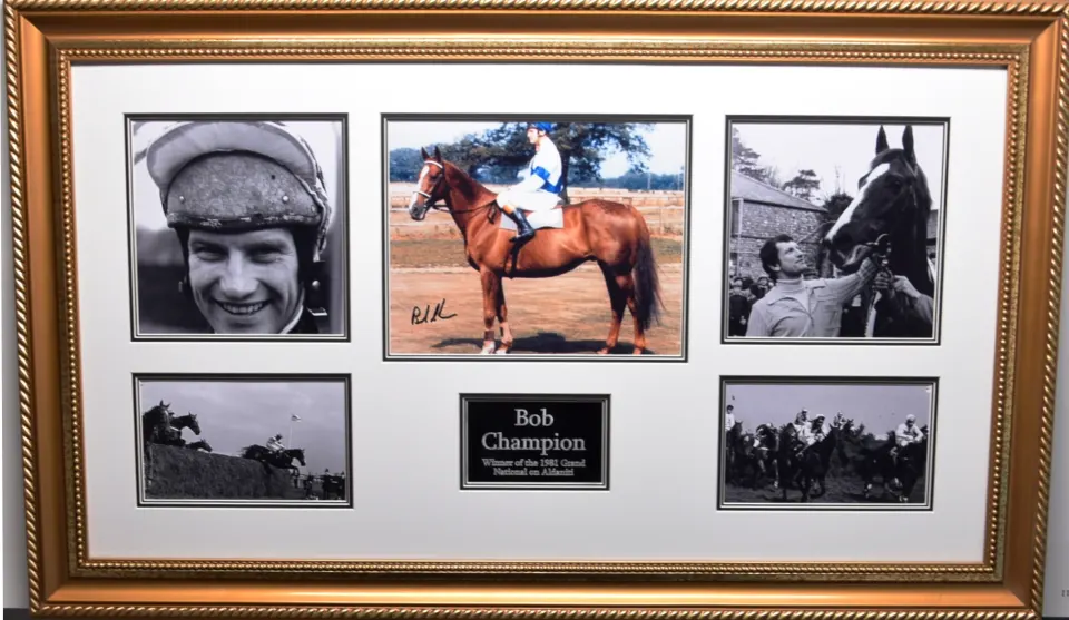 BOB CHAMPION original signature presentation.