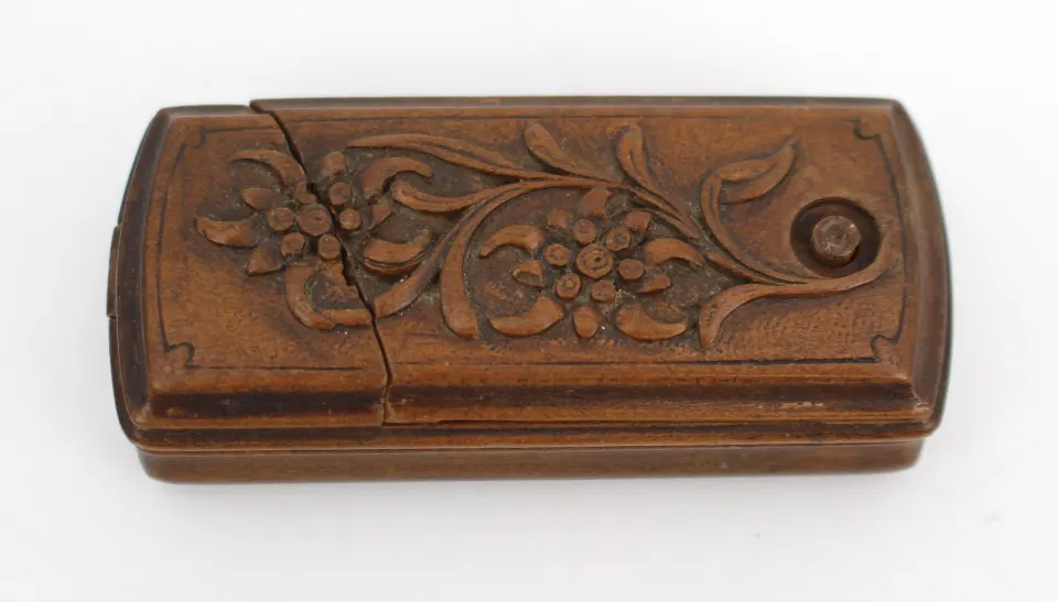 Carved Wooden Vesta Case, c.1880–1910