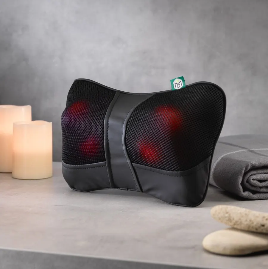 (195/5O) Lot RRP £245. 7x Mini Massage Cushion With Heat Function RRP £35 Each. (All Units Have Ret