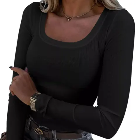 9 x Women's Tops Sweatshirt Ribbed Knit Slim Top RRP £217.26 Lb46