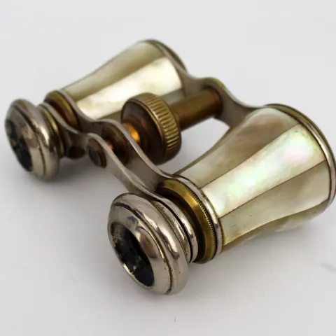 Antique French Mother of Pearl Lorgnettes c.1900