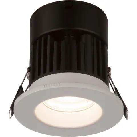 2 x LED recessed spotlight, aluminum, round, 800 lumens RRP 25.00 L12b