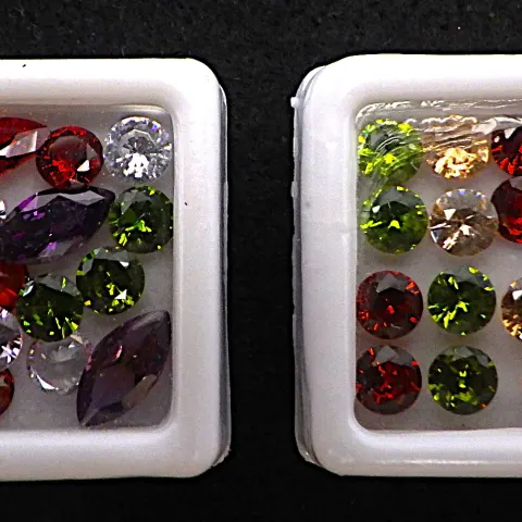 Variety of Round Cut Gemstones (Mostly Pairs)
