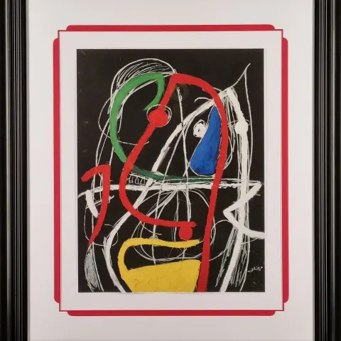 Joan Miro "Femme Oiseaux 1976" Rare Limited Edition