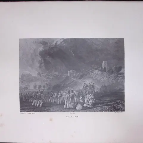 J.M.W Turner Rare “Winchelsea Sussex” 1873 Picturesque Views in England-77