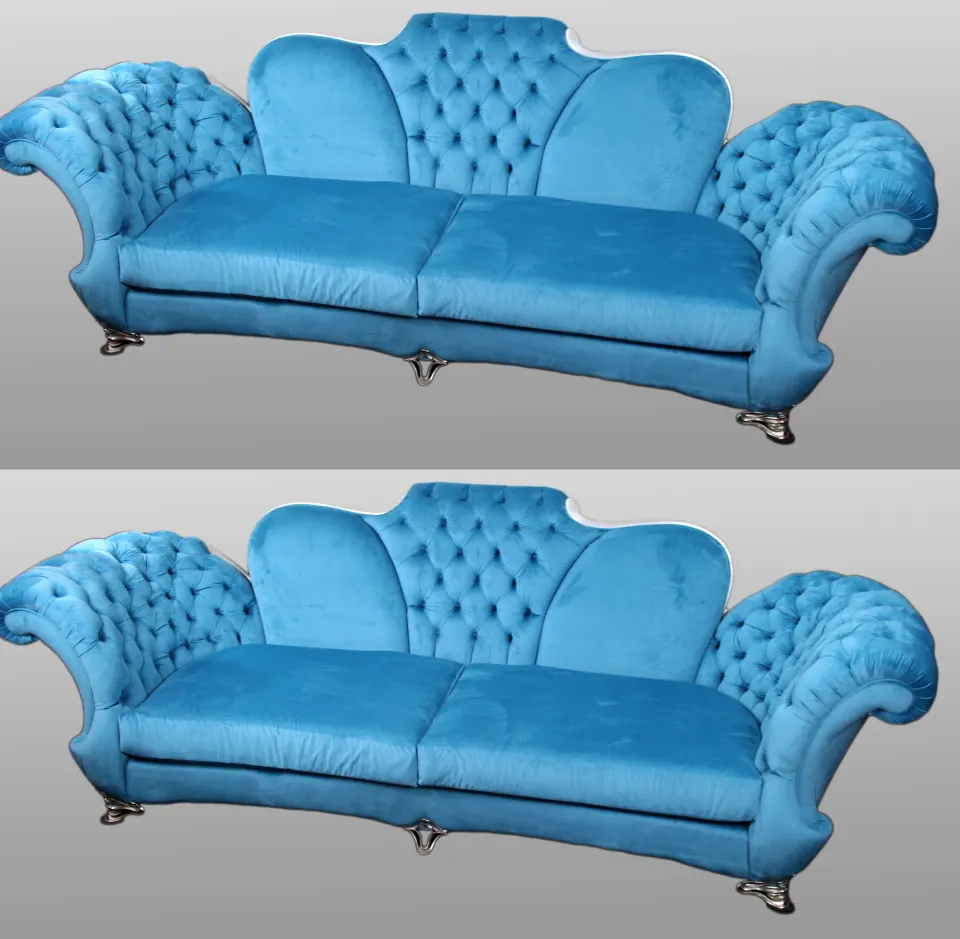 Exceptional Pair of ‘Butterfly’ Sofas by Mantellassi 1926