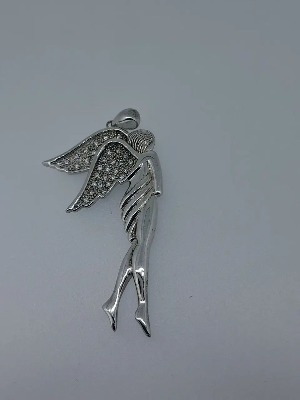 Silver 925 Pixie Pendant Set With CZ Stones