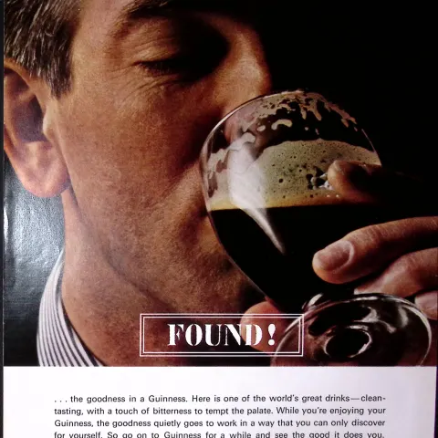 Guinness 1963  62 Years-Old Genuine Print Found?