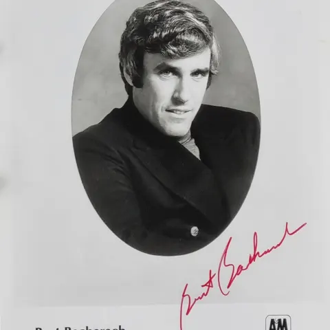 Burt Bacharach Original Signature
