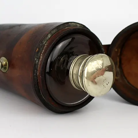 Antique Saddle Flask