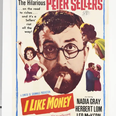 Original "I Like Money" Cinema Poster
