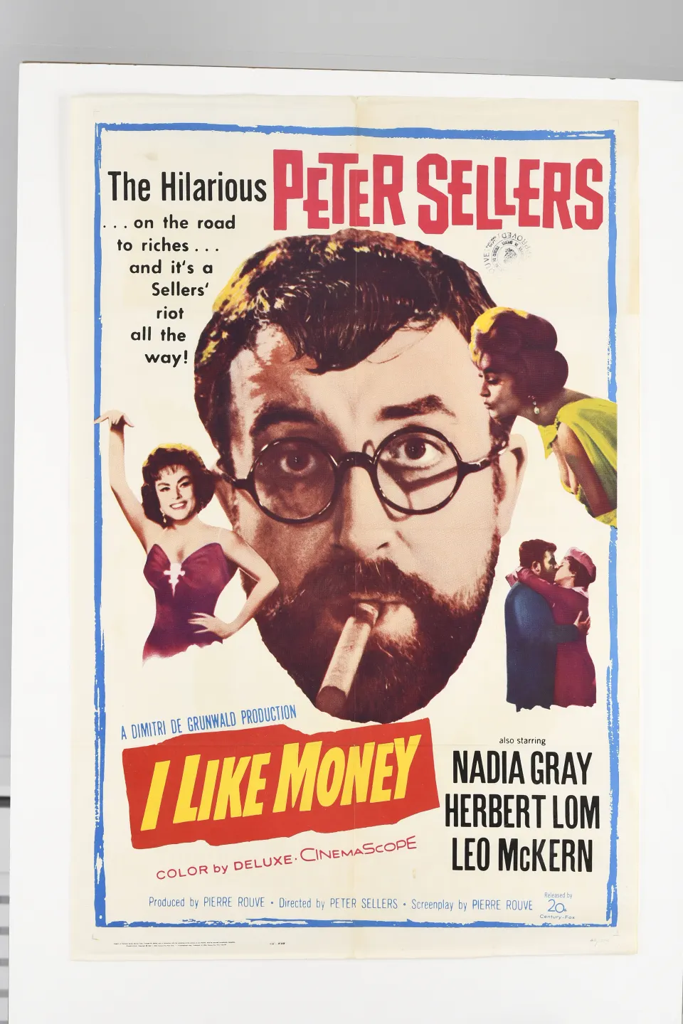 Original "I Like Money" Cinema Poster