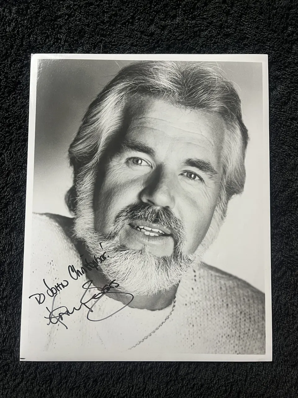 Kenny Rogers Signed