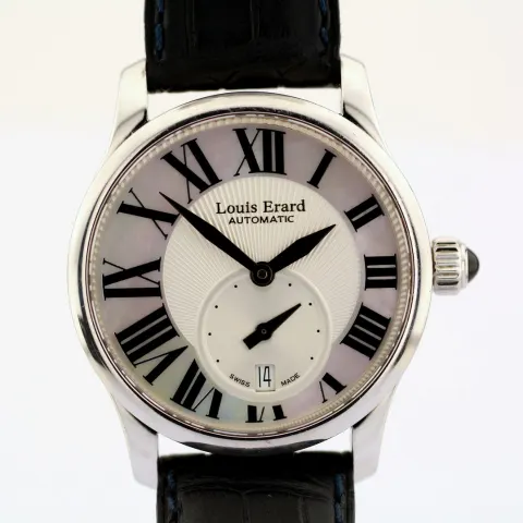 Louis Erard / L'Esprit Du Temps Mother of Pearl Dial - Gentlemen's Steel Wristwatch