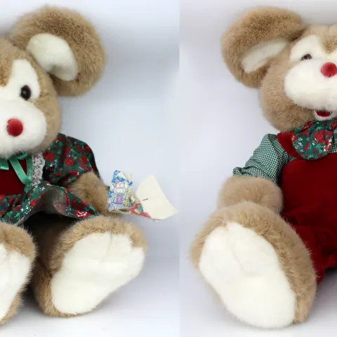 Pair of Vintage Commonwealth Toys Merry Mice