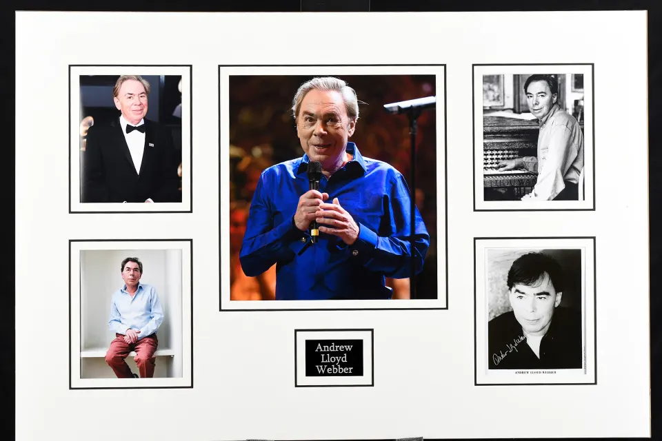 Andrew Lloyd Webber Signed Photo Presentation