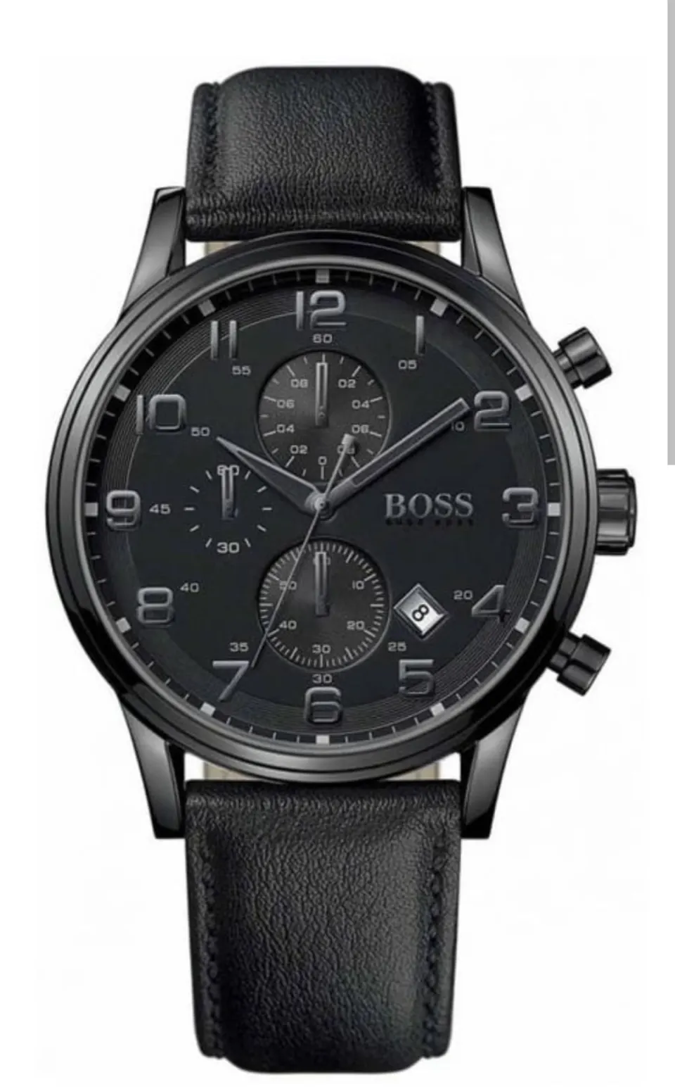 HUGO BOSS  1512567 Men's Aeroliner All Black Chronograph Watch