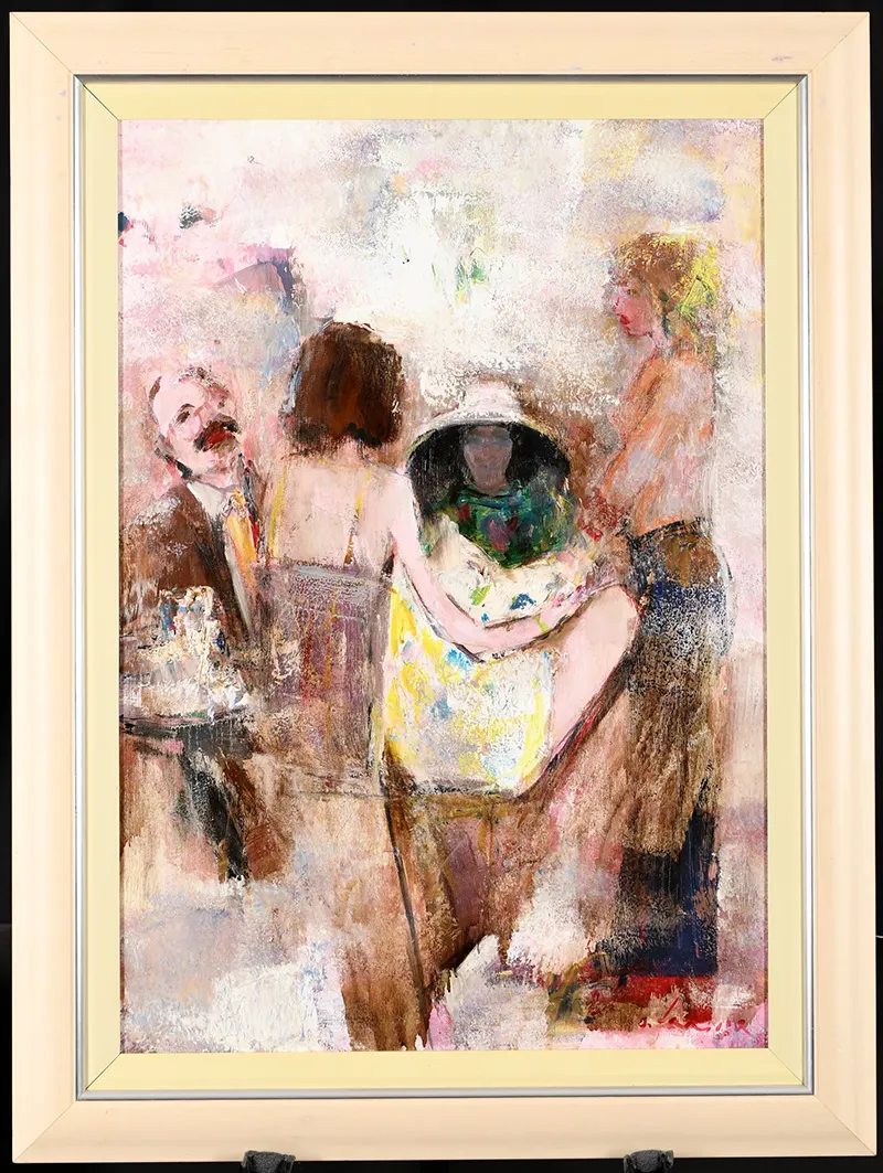 Armando Farina Original Oil On Canvas