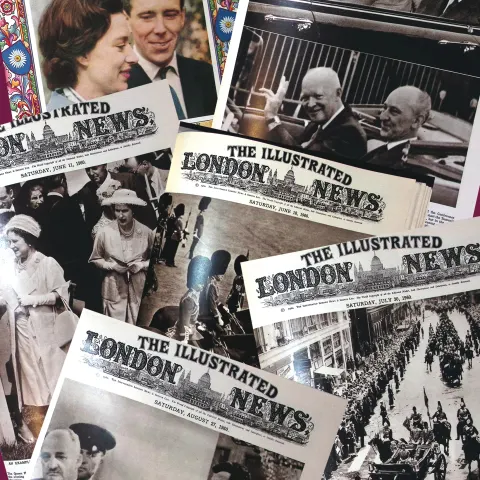 Illustrated London News Removeable Issues 1960 May-Aug Official Folder.