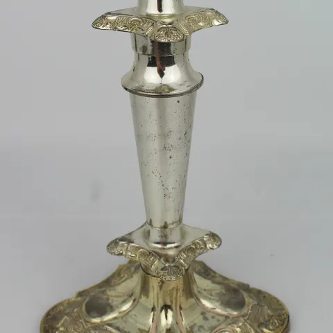Vintage Silver Plated Candlestick