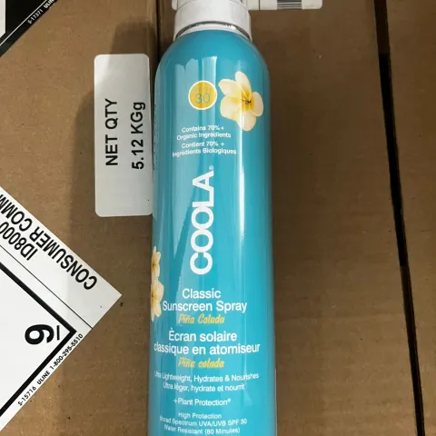 Mixed Variety Trader Box Of Coola Classic Sunscreen Spray x 48, Est retail value £1300