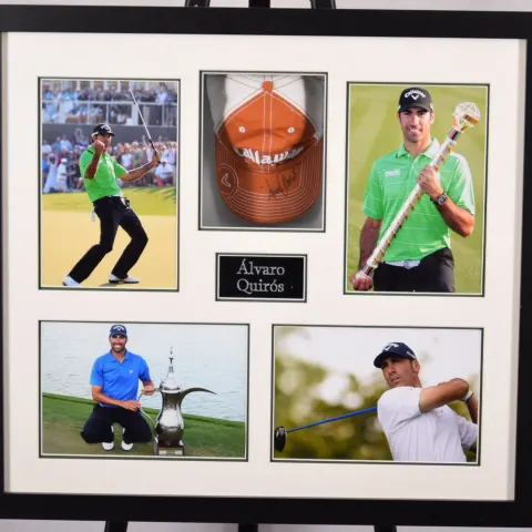 ALVARO QUIROS original signed presentation