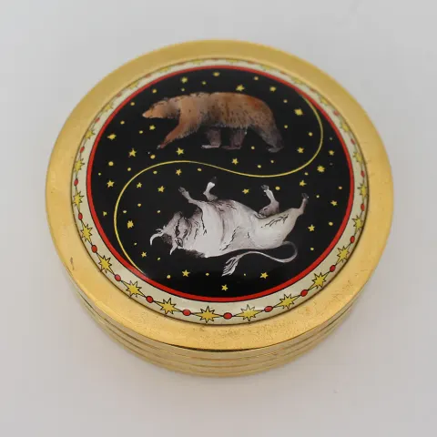 Halcyon Days Enamel Paperweight