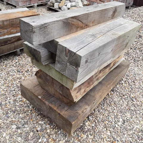 8X AIR DRIED SOFTWOOD SAWN LARCH/ DOUGLAS FIR TIMBER BLOCKS / BEAMS
