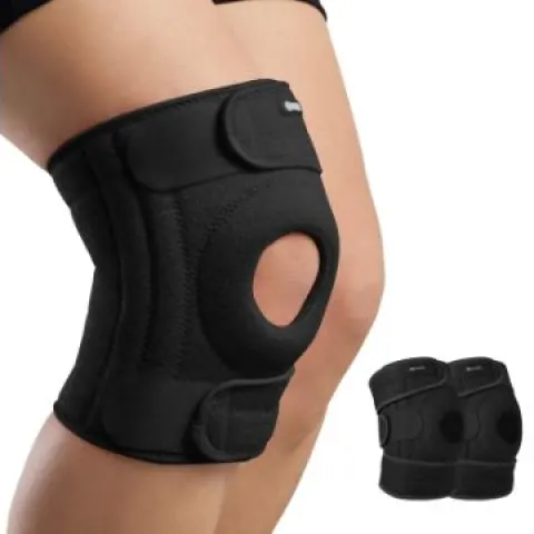 18 x Knee Support with Open-Patella Design for Joint Pain Lb15