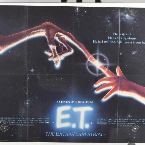 Original "E.T.: The Extra-Terrestrial" Cinema Poster