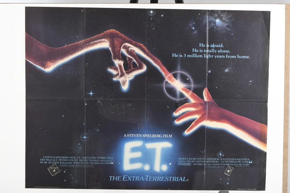 Original "E.T.: The Extra-Terrestrial" Cinema Poster