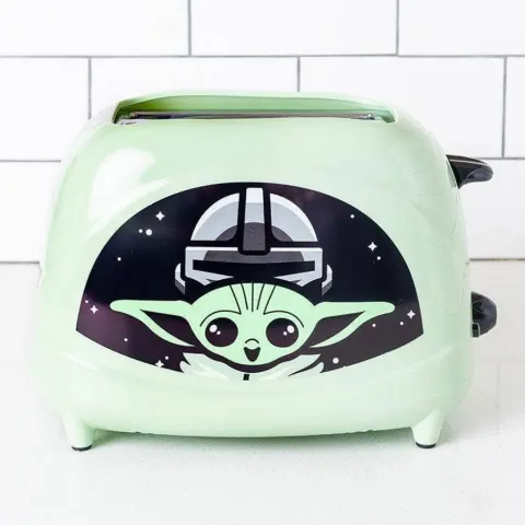 (174/5P) Lot RRP £190  5x Items. 1x Star Wars Mandalorian The Child 2 Slice Toaster RRP £40. 1x Sta