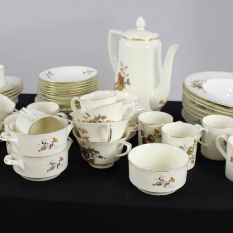 Collection of Royal Worcester Harvest Gold