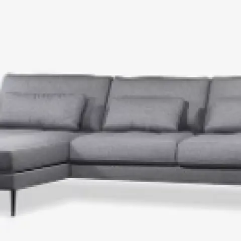 Item Description  -  John Lewis Siesta LHF Chaise End Sofa Bed with Storage, Metal Leg, Brushed Twee