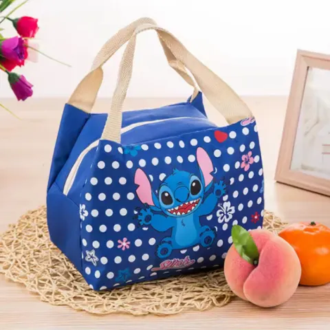 Lunch Box Bag – Cute Stitch Cartoon Insulated Bag For Children