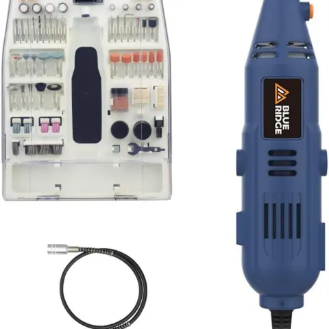 BLUE RIDGE 130W Multi-Functional Rotary Tool With 233 Piece Kit RRP £45.00 L2c